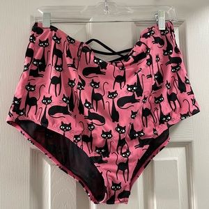 Torrid high waisted swim bottoms